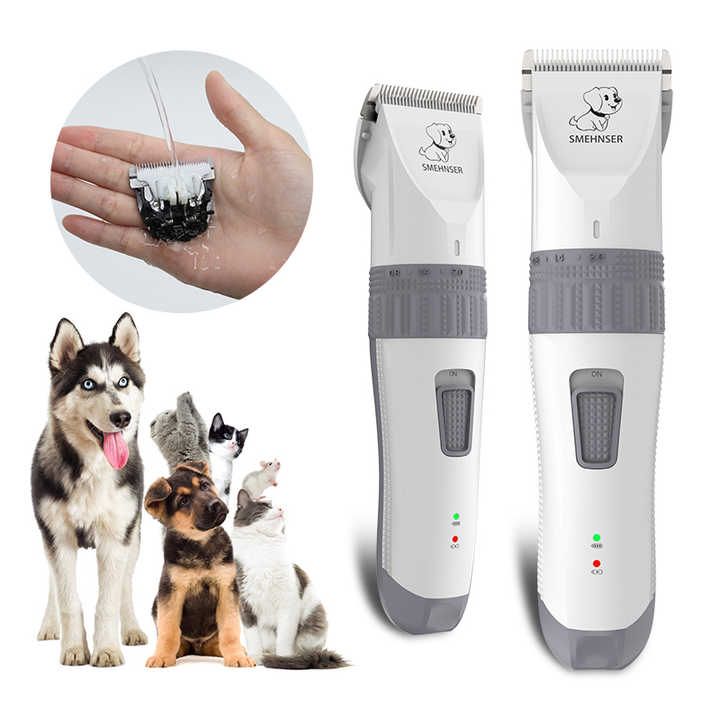 Dog Clippers Cordless Professional Heavy Duty Dog Grooming Pet Hair Clipper