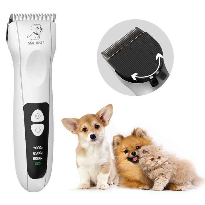 Low Noise Professional Usb Rechargeable Pet Dogs Grooming Hair Clipper